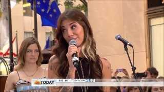 Christina Perri ft Jason Mraz HD DistanceLive Today Show 2012 HD 720p [upl. by Cattima418]