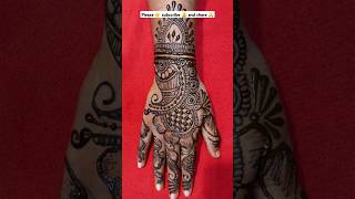 Simple easy mehndi designmehandi youtubeshorts henna trending viralvideo shorts shortsfeed [upl. by Anwahsad145]