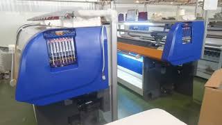 52inch 2 system with comb sweater knitting machine [upl. by Lipfert]