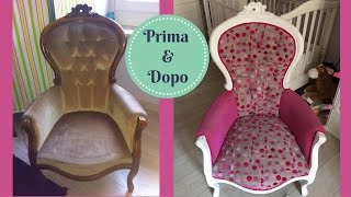 DIY come trasformare una vecchia poltrona [upl. by Thaddus674]