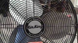 Air King Industrial fan [upl. by Eimarrej]