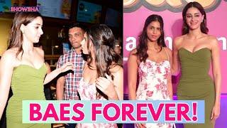 Suhana Khan Cheers For BFF Ananya Panday Joins Her For Call Me Bae Premiere  Friendship Goals [upl. by Kalvin138]