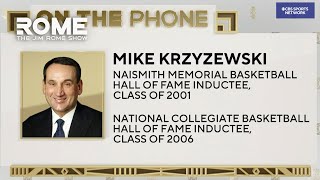 Fall of Famer coach K on college basketball  The Jim Rome Show [upl. by Mary]