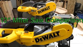 DeWalt 12” Miter SawSide by Side [upl. by Fillbert]