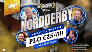 quotNORDDERBYquot Session 2  Cash Game PLO €50€50 live from Kings Resort TABLE SOUND [upl. by Star]