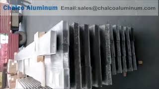 6063 6061 6005 Aluminium Extrusion Profile for radiator [upl. by Kcajyllib]