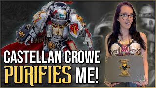 How to Paint Warhammer 40k Grey Knights  Purifier Castellan Crowe [upl. by Kanter]