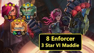 8 Enforcer ⭐️⭐️⭐️ Vi Maddie Carry   Patch 1423  Set 13 Comps  TFT Gameplays  聯盟戰棋 [upl. by Toy]