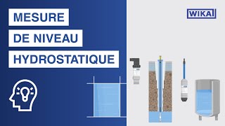 Pression hydrostatique  Comment fonctionne la mesure de niveau hydrostatique [upl. by Pembrook912]