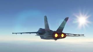 Microsoft Flight Simulator Tutorial Afterburner with the FA18 [upl. by Ylrebmek402]