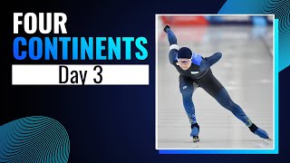 Day 3 Four Continents Championships  Hachinohe 2025  SpeedSkating [upl. by Helprin]