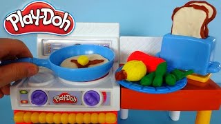 PlayDoh Meal making Kitchen unboxing and playing [upl. by Ttiwed]