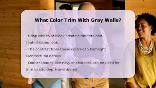 What Color Trim With Gray Walls  CountyOfficeorg [upl. by Okimik]