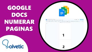 GOOGLE DOCS NUMERAR PAGINAS ✅📄📄📄 [upl. by Pamela]