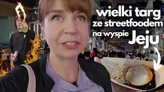 Uliczne jedzenie jakiego jeszcze nie próbowałam Wielki targ na wyspie Jeju Streetfood [upl. by Samantha]