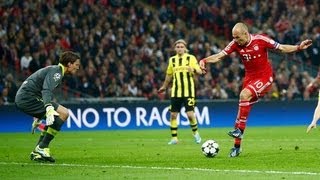 Arjen Robben • Goal against Borussia Dortmund • Champions League final 2013 [upl. by Pincince]