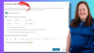 Outlook Automatic OUT OF OFFICE Replies Made EASY in 2024 [upl. by Sparks]