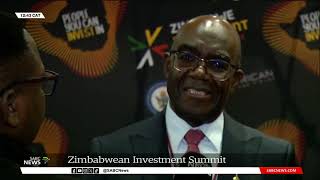 Zimbabwe Investment Summit l Ambassador David Hamadziripi on economic recovery [upl. by Rawde37]