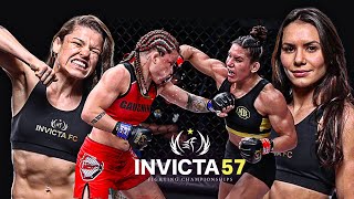 The Full Invicta FC 57 Main Card [upl. by Enieledam]