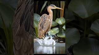 Bittern Bird Relaxing Before the Huntquot birdsinmotion05 BitternBird RelaxingBird WildlifeMoments [upl. by Ayal]