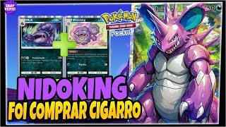 FIZ O NIDOKING VIRAR META   POKEMON TCG POCKET [upl. by Einaoj43]