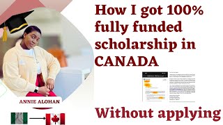 how to get full scholarship in canada for international students  study in canada for free [upl. by Thomey]