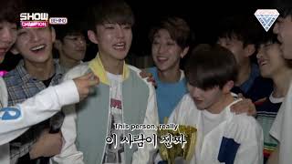 Eng Sub 160510 Show Champion Behind SEVENTEEN Cut by Like17Subs [upl. by Ahsytal114]