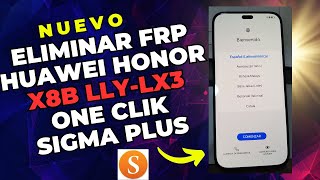 Eliminar cuenta de google Huawei Honor X8b LLYLX3 one Click [upl. by Starla]