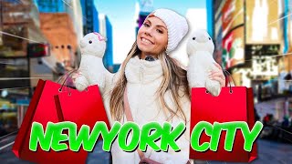 NEW YORK CITY CHRISTMAS shopping CHALLENGE [upl. by Heall]