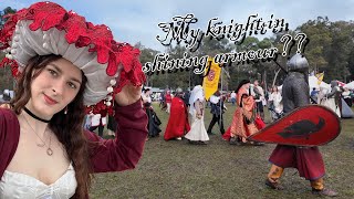 My first REN FAIRE  Abbey Medieval Festival 2024 [upl. by Esimaj304]