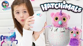 NEU Glitzer Einhorn Hatchimal 😍 MAGISCHES Owlicorn schlüpft Geschichten und Spielzeug [upl. by Onailil]