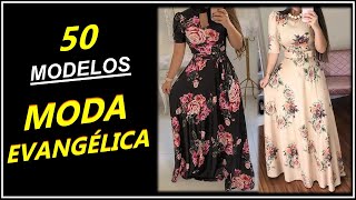 MODA EVANGELICA  50 Lindas Roupas Moda Evangélica [upl. by Naegem743]