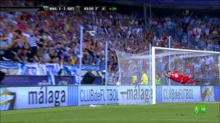 malaga vs getafe gol de chilena de baptista hd [upl. by Munniks593]