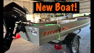 Grizzly Tracker 1436 w Merc 99HP  Rundown for fishing S Texas [upl. by Ecirtael]