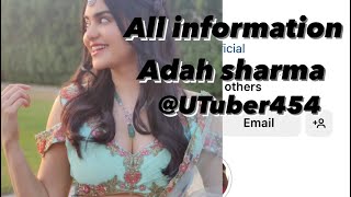 Adah sharma all information detail like viral subscribe support channel [upl. by Ablasor342]