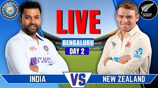 India vs New Zealand 1st Test Day 2  IND vs NZ Live Match  Live Cricket Match Today  Session 3 [upl. by Klinges283]