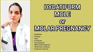 HYDATIDIFORM MOLEOBSTETRICS EXPLAINED WITH NOTESMOLAR PREGNANCY Dr Deeksha [upl. by Oicnedif]