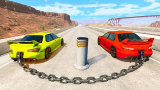 Satisfying Car Crash Game HIGH SPEED JUMPS 14 BeamNG Drive [upl. by Maon444]