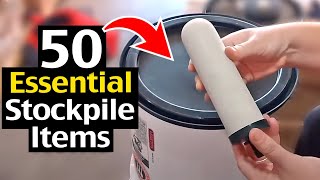 50 Essential Survival Items You Need To Stockpile Before November 2024 [upl. by Anirt237]