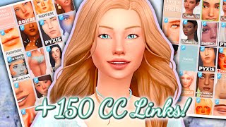 SKIN DETAILS CC COLLECTION ✨ The Sims 4 CAS WITH CC LINKS [upl. by Nakre]