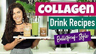 3 Drink Recipes with Collagen For Flawless Skin Thicker Hair amp Stronger Nails [upl. by Barrett271]