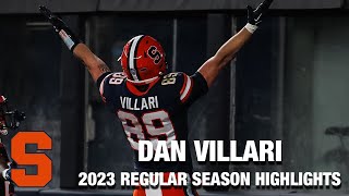 Dan Villari 2023 Regular Season Highlights  Syracuse TE [upl. by Drescher]