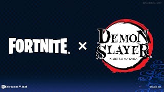 DEMON SLAYER x FORTNITE [upl. by Ayouqat]