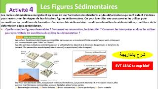 Les figures sédimentaires svt 1 bac sc exp option français شرح بالداريجة [upl. by Naquin203]