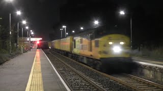 Colas Rail 37175 Storms through Cantley with 3Q72 180924 [upl. by Oloap]