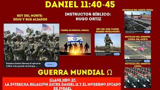 Clase Nro 27Daniel 11  La estrecha relación entre Daniel 11 y el moderno Est de Israel Hugo Ortiz [upl. by Leahcimauhsoj]