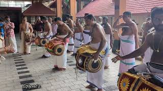 Panchavadyam  Madhalam thalavattam  Kalamandalam prakashan  Ollukara thiruvanikavu aarattu [upl. by Schoof]