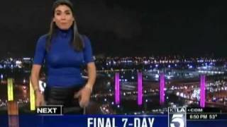 Vera Jimenez  Painted on clothing  KTLA 112011 [upl. by Pinzler]