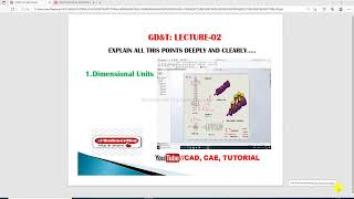 GDampT SOLIDWORKS FULL LECTURE01 [upl. by Atinot411]