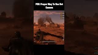 HELLDIVERS 2  POV Proper Way To Use Bot Cannons Now [upl. by Glynn]